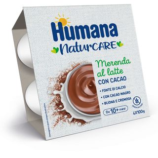 Humana merenda al latte e cacao