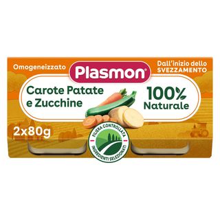 plasmon carote patate e zucchine