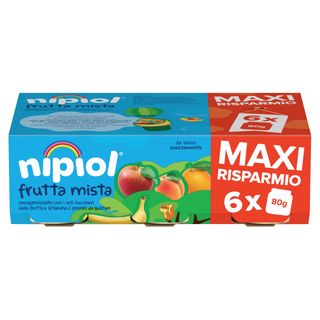 nipiol frutta mista 6x80 g.