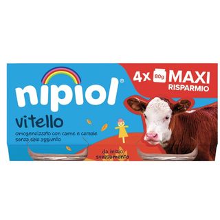 Nipiol vitello 4x80 g.