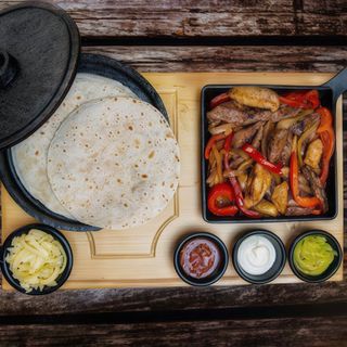 Chicken fajitas