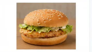 Hamburger pollo steak