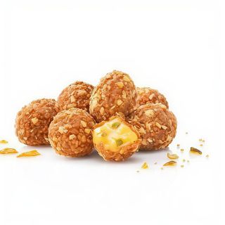 Polpette cheddar e cetriolini
