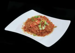 253. Spaghetti di soia piccanti con carne