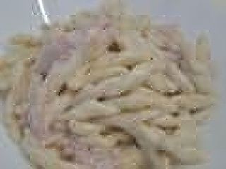 Strozzapreti gorgonzola e speck