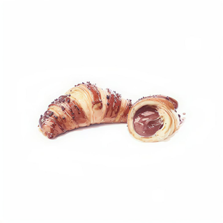 Croissant dolce al cioccolato