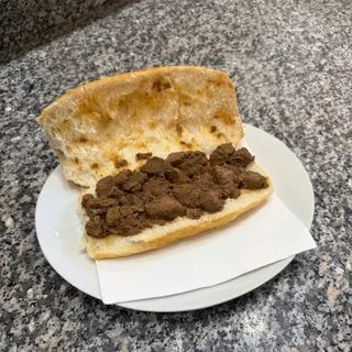 Kavurma ekmek Sucuklu