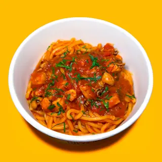Spaghettone al Ragù di pesce Gluten Free