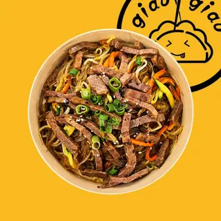 54. Spaghetti di soia con manzo