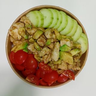 Poke chicken bowl