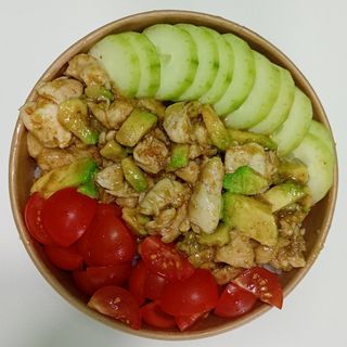 Poke crunchy bowl
