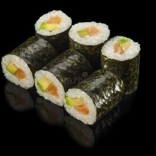 Hoso salmon e avocado