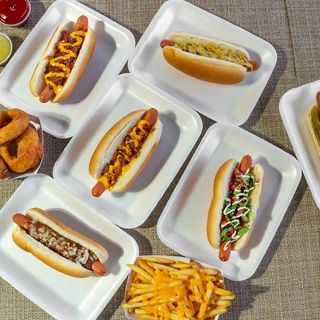 Hot dog burger menu