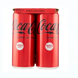 Coca Cola Zero 4 x 330 Ml