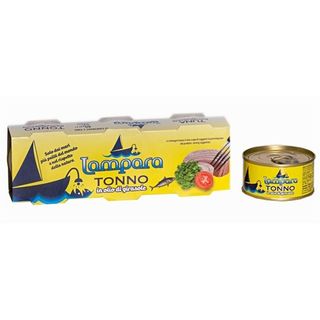 Tonno Lampara in Olio di Girasole 3 x 80 Gr