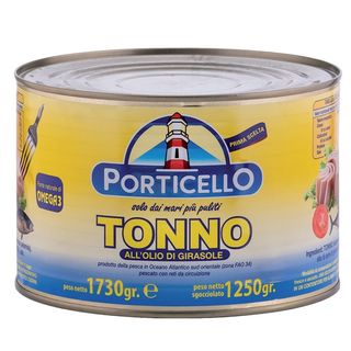 Tonno in Olio di Girasole 1730 gr Porticello