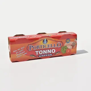 Tonno in Olio d'oliva 3 x 80 Gr Porticello