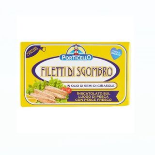 Filetti di Sgombro in Olio di Girasole 125 Gr Porticello