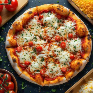Menù pizza tonda
