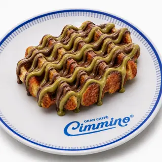 Waffle Cimmino - Nutella e crema di Pistacchio