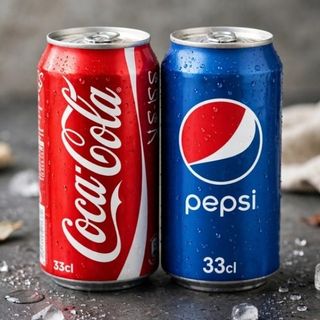 In base alla disponibilità Coca-Cola o Pepsi Lattina 330 ml