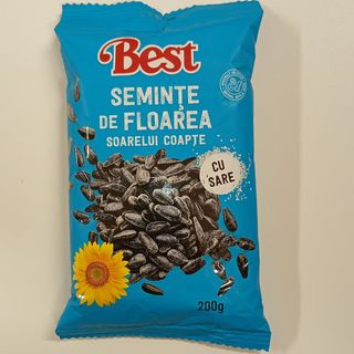 Semi Neri di Girasole Salati Best 200g