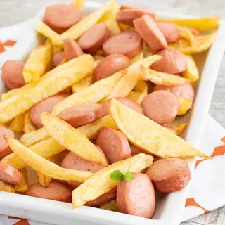 Patate e wurstel