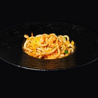 155.Ebi yaki udon