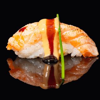47.Salmone flambe