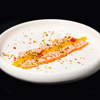 75.Sashimi flambe