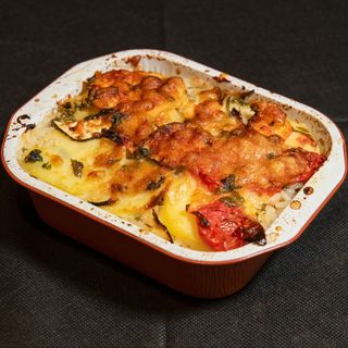 Terrina di patate, riso e cozze