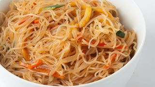 Spaghetti di soia vegetariano