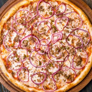 Pizza tonno e cipolla