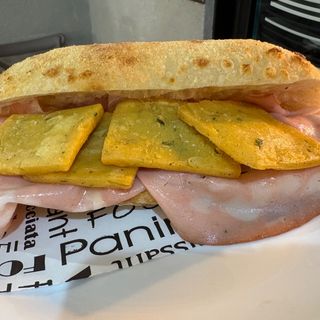 Panelle mortadella