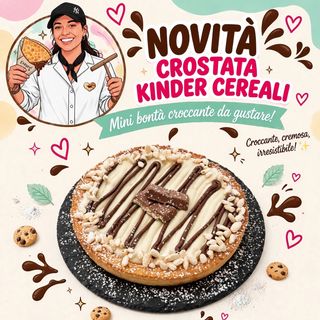 Crostata Kinder cereali