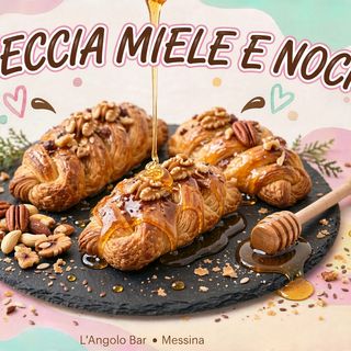 Treccina miele e noci