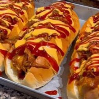 Golden Cheddar pork