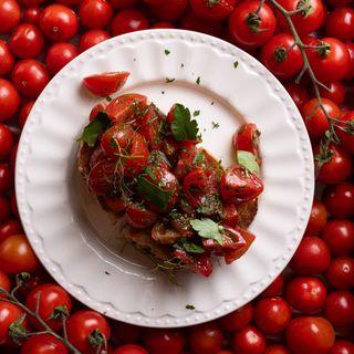 Bruschetta con Pomodorini Freschi