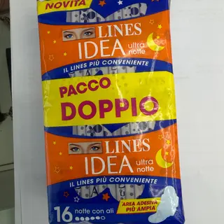 Linea idea ultra notte (arancione e blu)