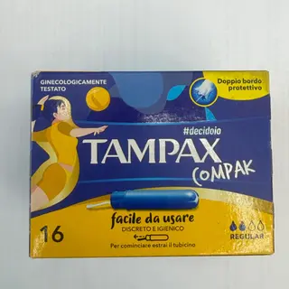 Tampax compak regular (giallo)
