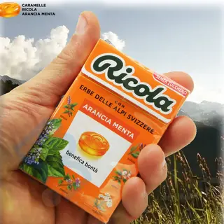 Ricola arancia e menta