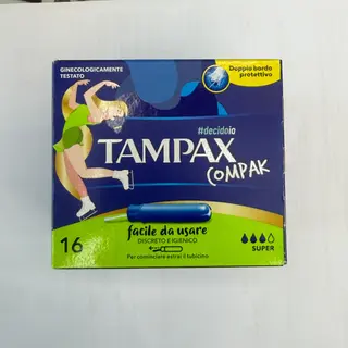 Tampax compak super (verde)