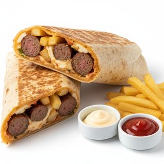 Tacos pollo Merguez