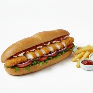 Sandwich pollo impanato