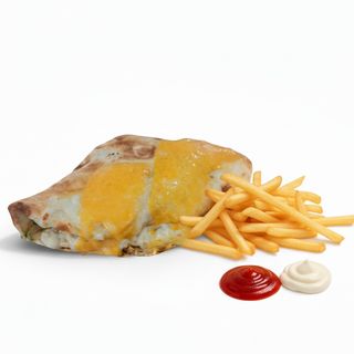 Corno di Tortillas con il Pollo Grigliato