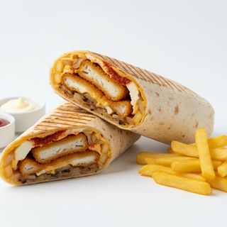 Tacos pollo pesce impanato