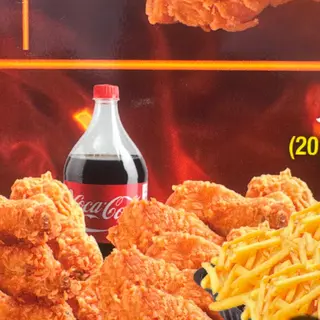 Menu combo Alette di pollo- hot wings