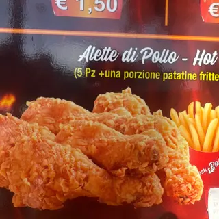 Alerted I pollo hot wings