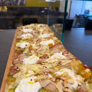Zucchina e bacon tonda