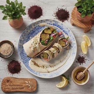 Falafel piadina